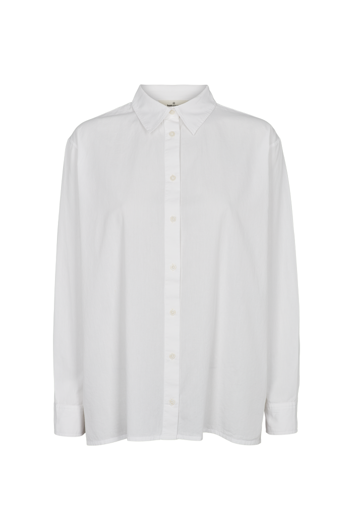 Basic Apparel Vilde Loose Shirt Shirts 423 Bright White